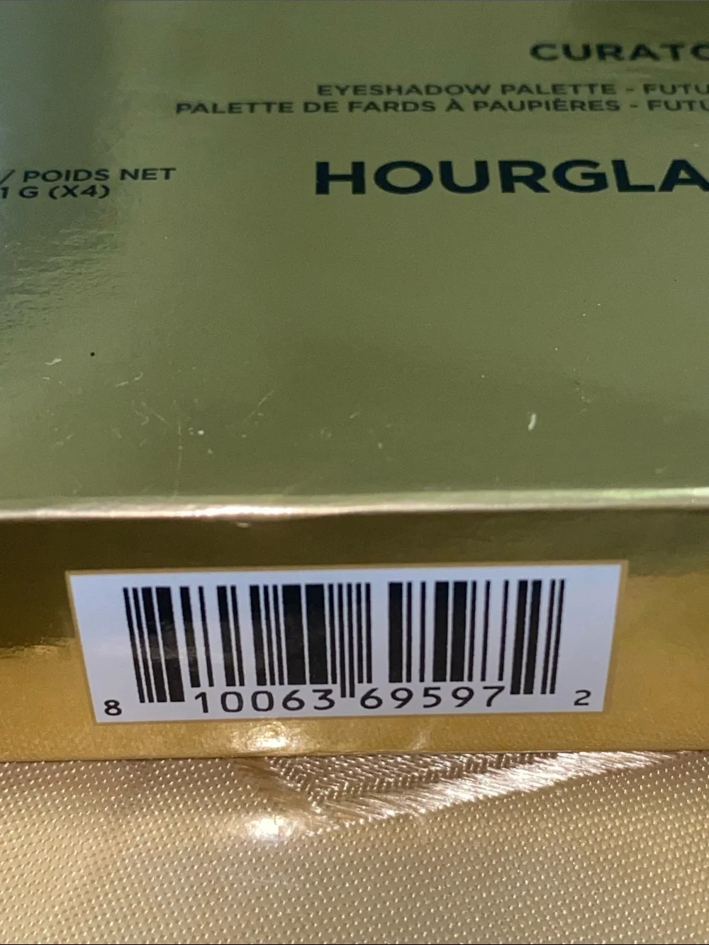 Hourglass Neutral Eyeshadow Quad Palette - Gold Compact limited edition New